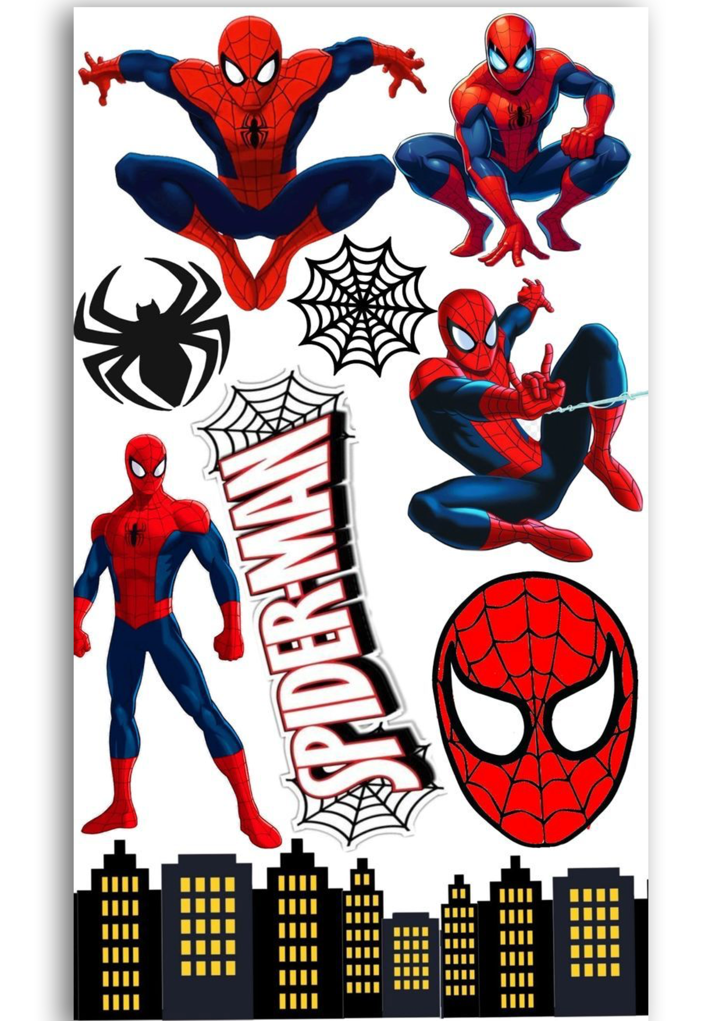 Spider-Man picture for food printing A4 (SKU-007)